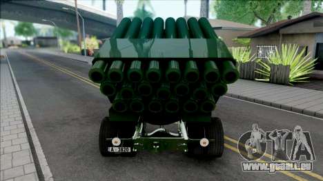 DAC 665 Army Missile Truck pour GTA San Andreas