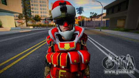 War Face New year Skin v7 pour GTA San Andreas