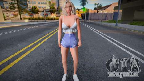 Sexy Mädchen in Shorts für GTA San Andreas