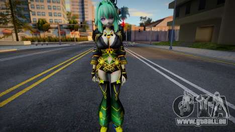 Green Heart Neptunia x Senran Kagura Ninja Wars pour GTA San Andreas