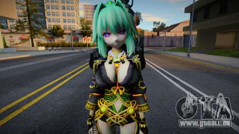 Green Heart Neptunia x Senran Kagura Ninja Wars pour GTA San Andreas