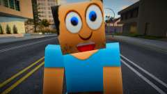 Minecraft Skin HD v18 pour GTA San Andreas