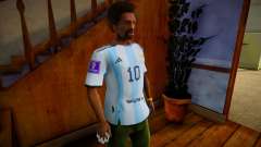 Jersey Local Argentina Messi 2022 für GTA San Andreas