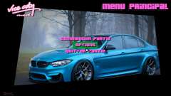 BMW Menu 1 pour GTA Vice City