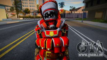 War Face New year Skin v3 pour GTA San Andreas