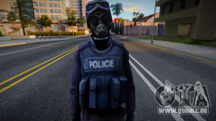 SWAT dans un masque à gaz pour GTA San Andreas