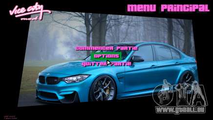 BMW Menu 1 pour GTA Vice City