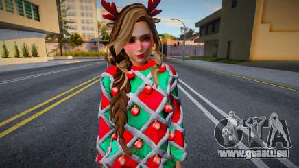 Christmas Skin For Girl pour GTA San Andreas