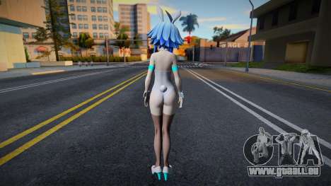 White Heart Bunny Outfit pour GTA San Andreas