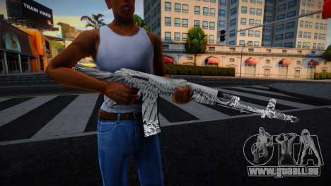 Gun Black Angel - AK47 pour GTA San Andreas