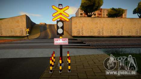 Indonesian Wantech Railroad Crossing v13 pour GTA San Andreas