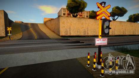 Indonesian Wantech Railroad Crossing v13 pour GTA San Andreas