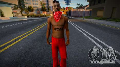 Bloods Skin 1 für GTA San Andreas