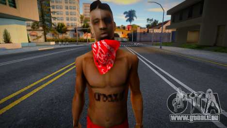 Bloods Skin 1 für GTA San Andreas