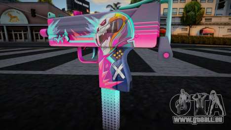 Gun Neon Racer - Uzi pour GTA San Andreas