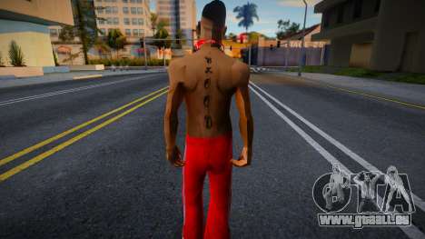Bloods Skin 1 für GTA San Andreas