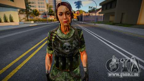 Jennifer Mu (Umschlag von Mercenaries 2) für GTA San Andreas
