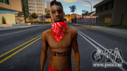Bloods Skin 1 pour GTA San Andreas