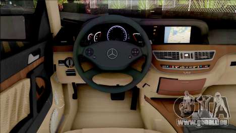 Mercedes-Benz W140 S600 (W221 Instrument Panel) pour GTA San Andreas