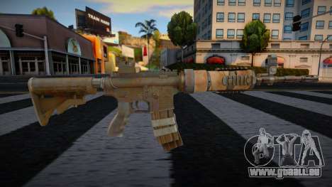 Gold M4 Weapon für GTA San Andreas
