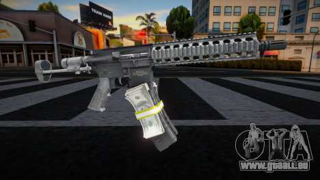 Money Gun - M4 pour GTA San Andreas