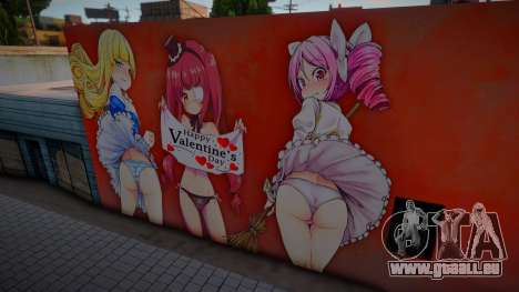 Mural Happy Valentines Day 2023 pour GTA San Andreas