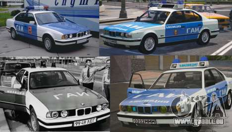 BMW 535I (1989-1996) E34 - Police URSS