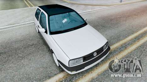 Volkswagen Golf 3D exterior für GTA San Andreas