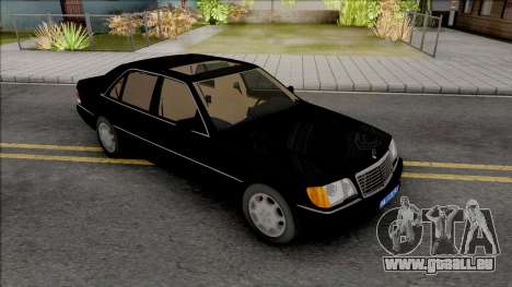 Mercedes-Benz W140 S600 (W221 Instrument Panel) für GTA San Andreas