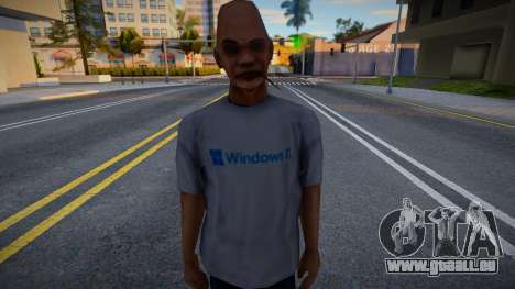 Old man Windows 11 T-shirt pour GTA San Andreas