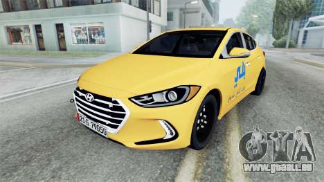 Hyundai Elentra 2017 Taxi Baghdad pour GTA San Andreas