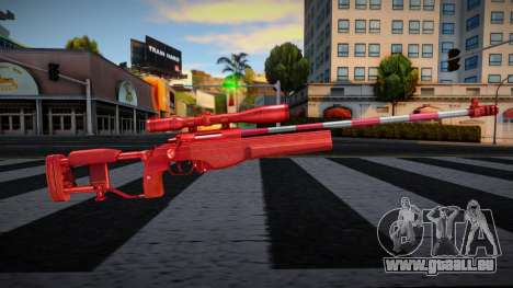 New Happy Year Sniper Rifle für GTA San Andreas