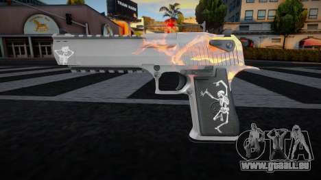 Deagle Red Flame pour GTA San Andreas