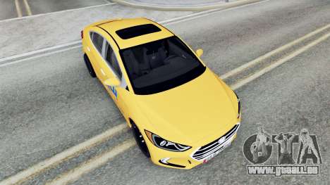 Hyundai Elentra 2017 Taxi Baghdad für GTA San Andreas