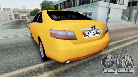 Toyota Camry Taxi Baghdad (XV40) 2006 pour GTA San Andreas