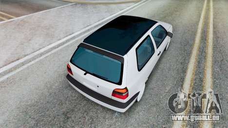Volkswagen Golf 3D exterior für GTA San Andreas
