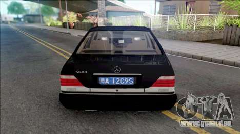 Mercedes-Benz W140 S600 (W221 Instrument Panel) für GTA San Andreas