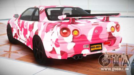 Nissan Skyline R34 ZT-X S8 pour GTA 4