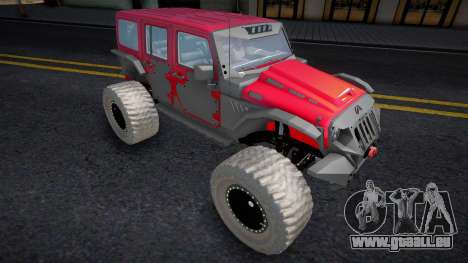 Jeep Wrangler (Evil) für GTA San Andreas