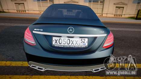 Mercedes-Benz C63 (Dag.Drive) pour GTA San Andreas
