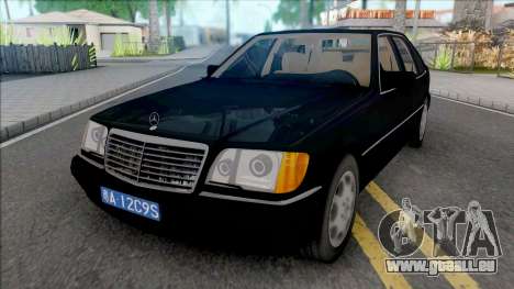 Mercedes-Benz W140 S600 (W221 Instrument Panel) pour GTA San Andreas