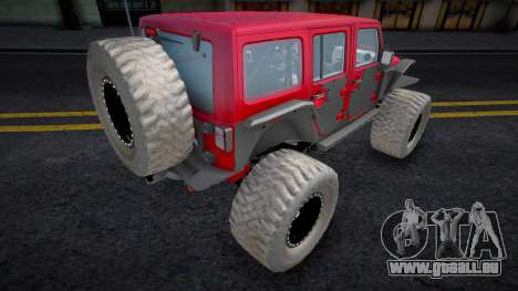 Jeep Wrangler (Evil) pour GTA San Andreas