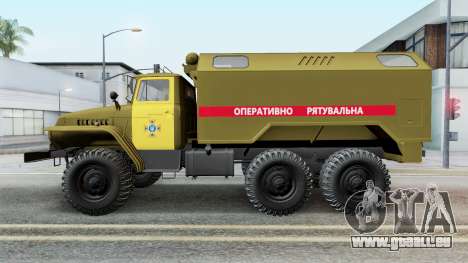 Ural-4320 Service opérationnel de sauvetage pour GTA San Andreas