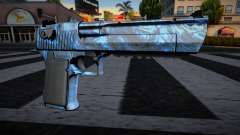 Blue Gun Desert Eagle für GTA San Andreas