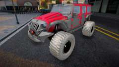 Jeep Wrangler (Evil) für GTA San Andreas