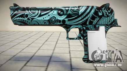 Silver flower deagle pour GTA San Andreas