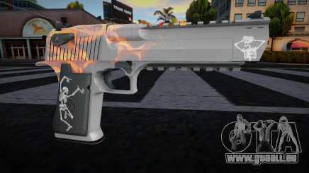 Deagle Red Flame pour GTA San Andreas
