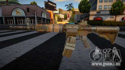 Gold M4 Weapon pour GTA San Andreas