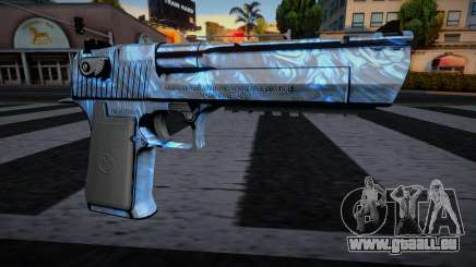 Blue Gun Desert Eagle für GTA San Andreas