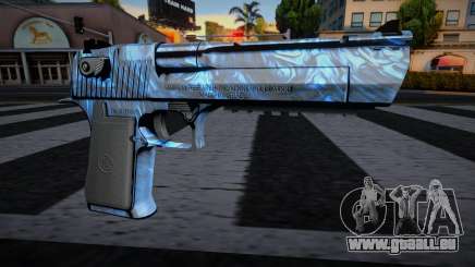 Blue Gun Desert Eagle für GTA San Andreas